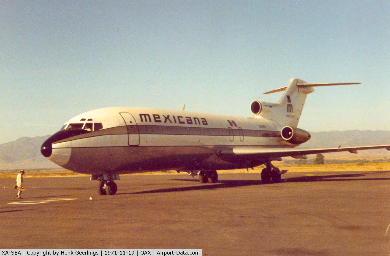 XA-SEA, 1965 Boeing 727-14 C/N 18911, Mexicana, B727