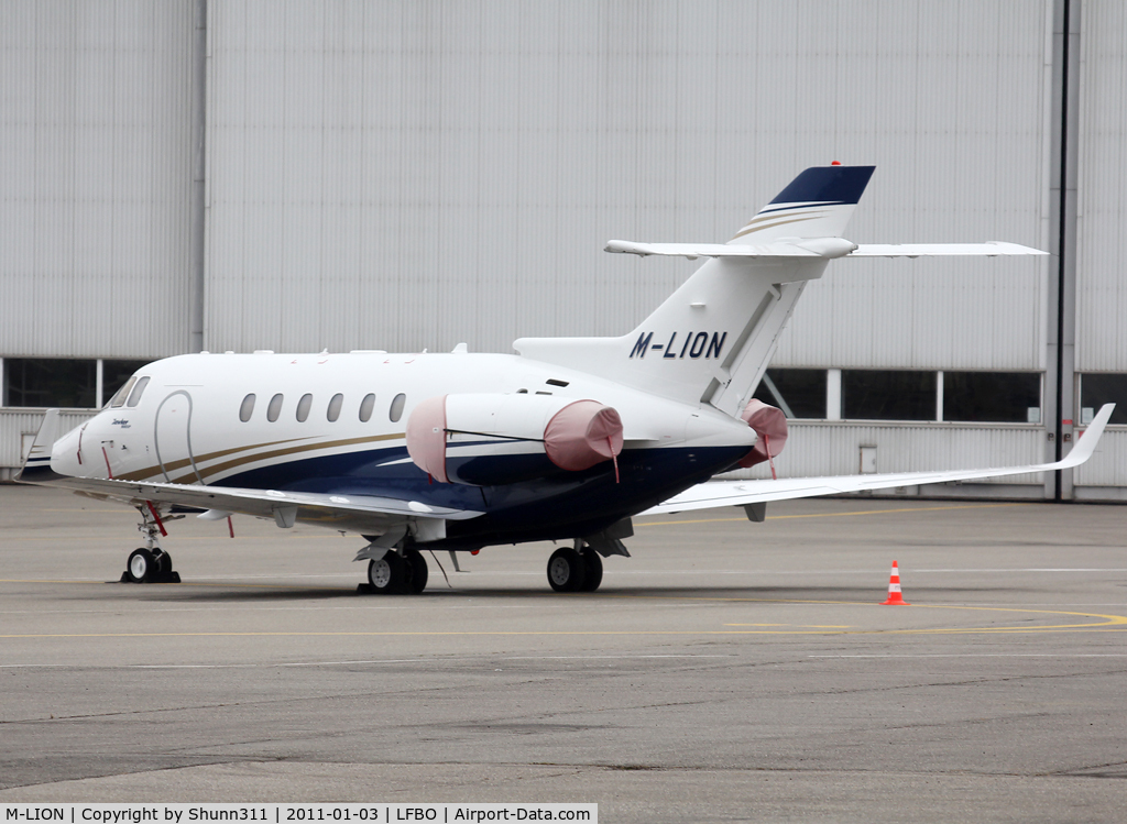 M-LION, 2009 Hawker Beechcraft 900XP C/N HA-0099, Parked at the General Aviation area...