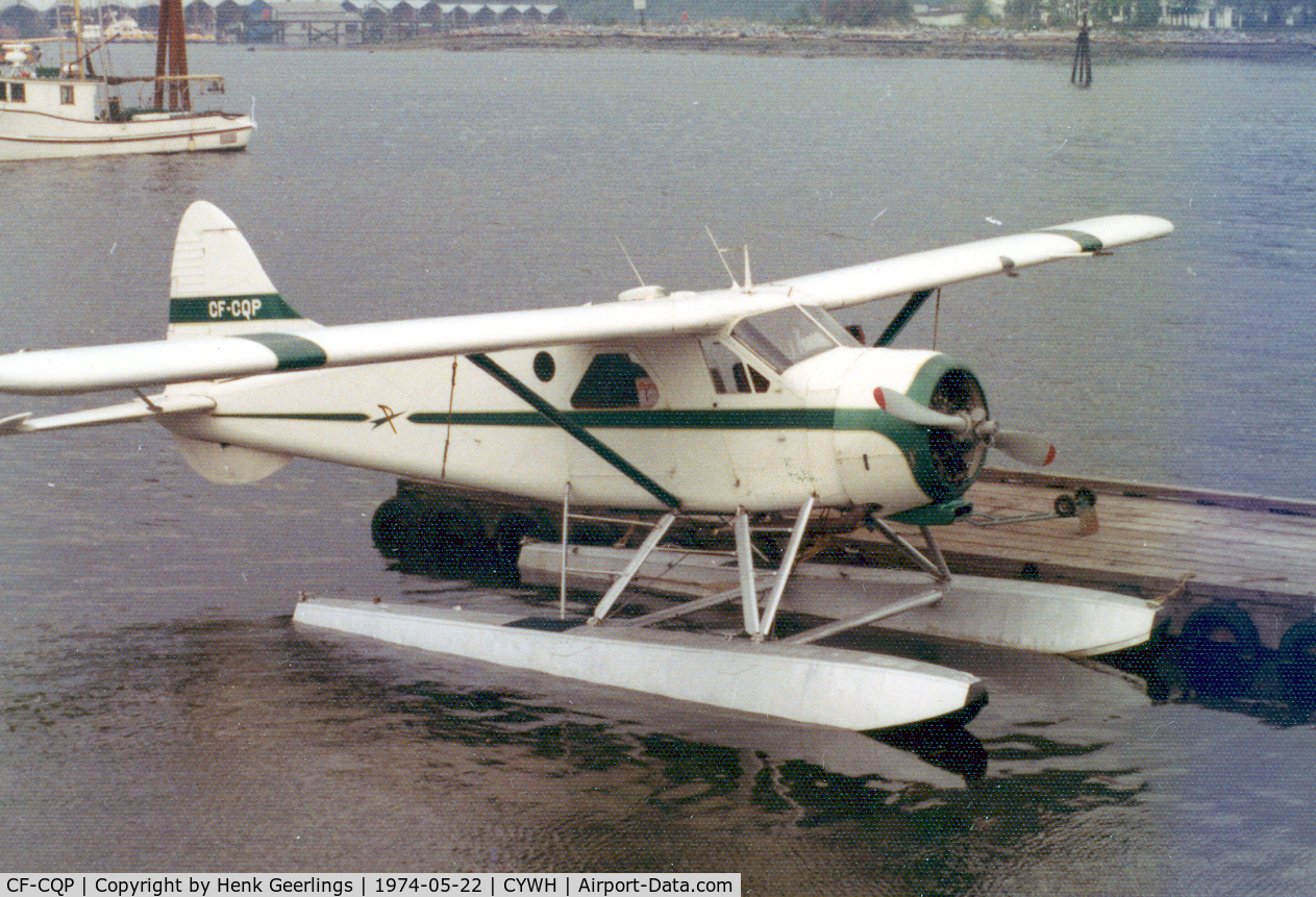 CF-CQP, De Havilland Canada DHC-2 Beaver Mk.1 C/N 370, Victoria Island , May '74