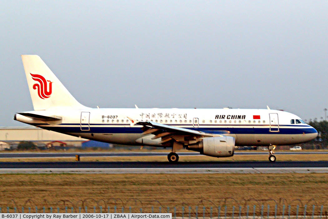 B-6037, Airbus A319-115 C/N 2293, Airbus A319-115 [2293] Air China Beijing~B 17/10/2006