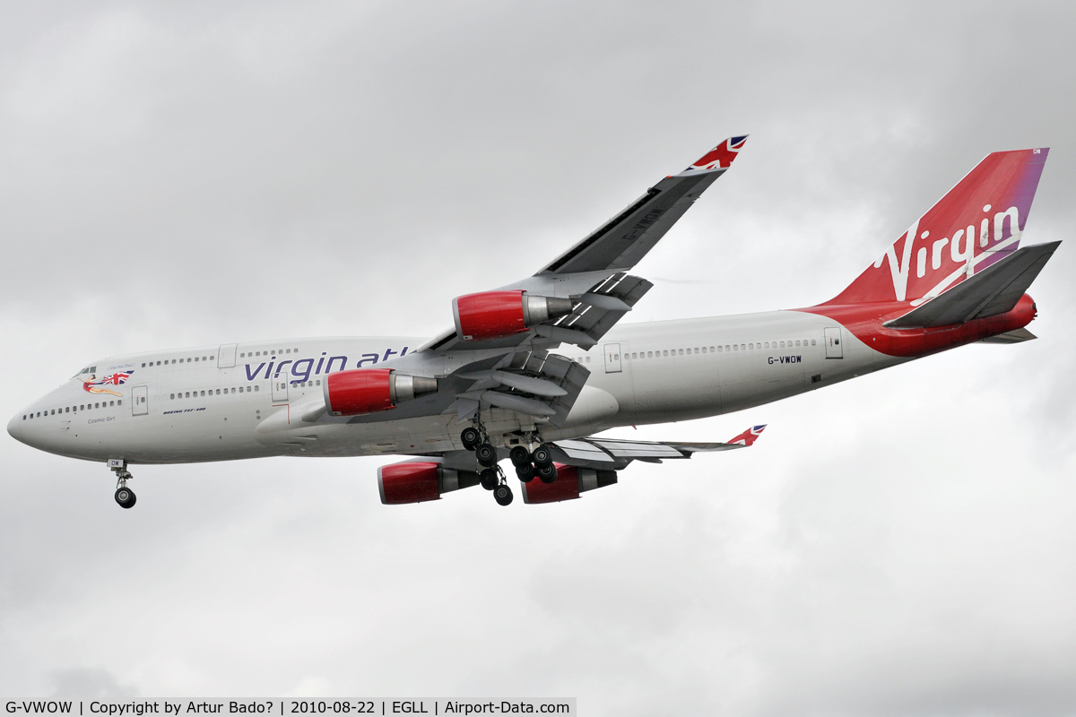 G-VWOW, 2001 Boeing 747-41R C/N 32745, Virgin Atlantic