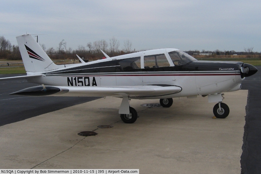 N15QA, 1960 Piper PA-24-260 Comanche C/N 24-2388, On the ramp at Kenton, Ohio just prior to departing for Fargo, N.D.