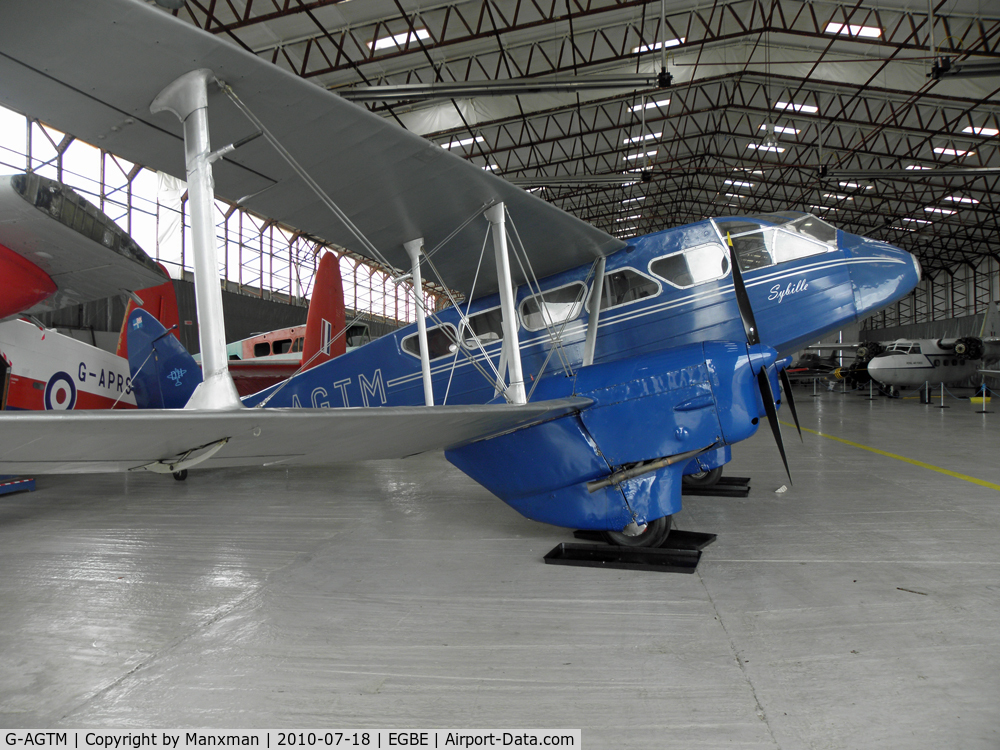 G-AGTM, 1944 De Havilland DH-89A Dominie/Dragon Rapide C/N 6746, G-AGTM @ Air Atlantique AIRBASE