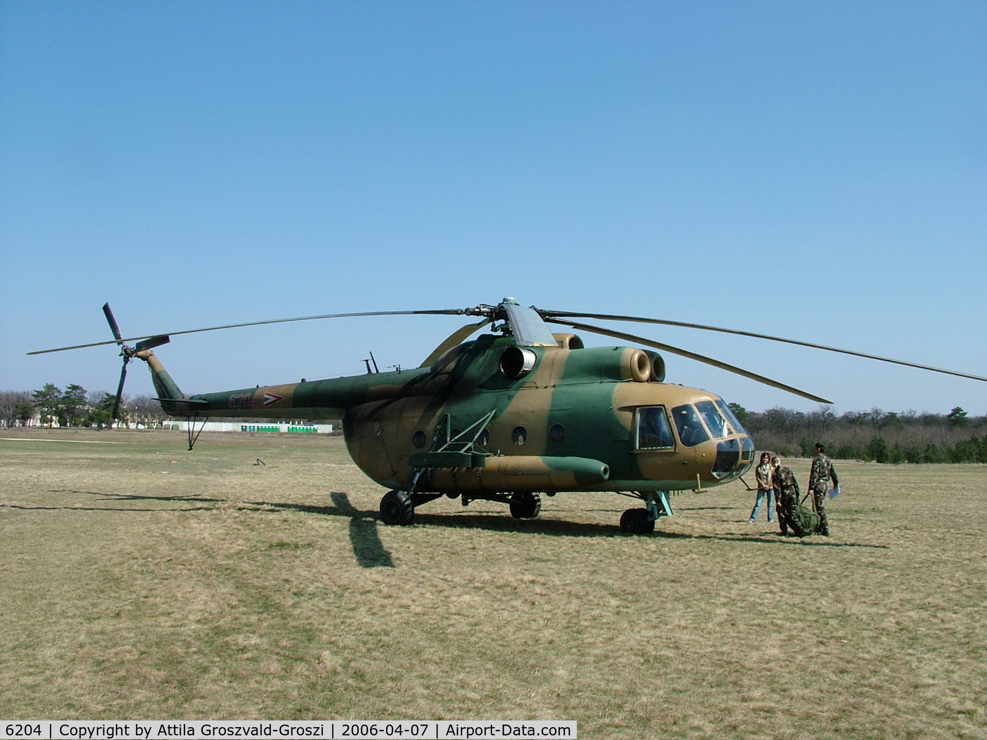 6204, 1979 Mil Mi-8T Hip C/N 226204, Veszprém, Jutas-Ujmajor, the Hungarian airforce is his practising base