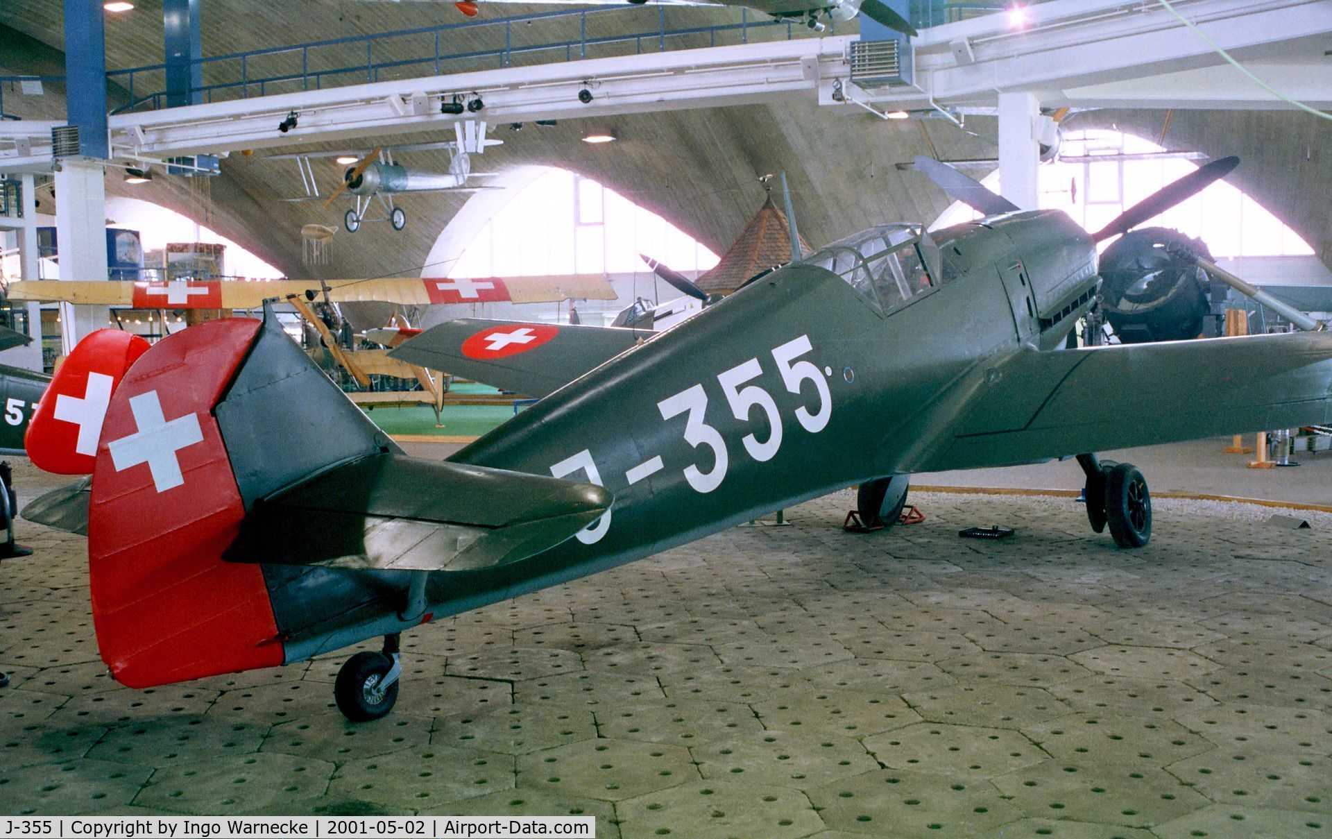 J-355, Messerschmitt Bf-109E-3 C/N 2242, Messerschmitt Bf 109E-3 at the Fliegermuseum Dübendorf
