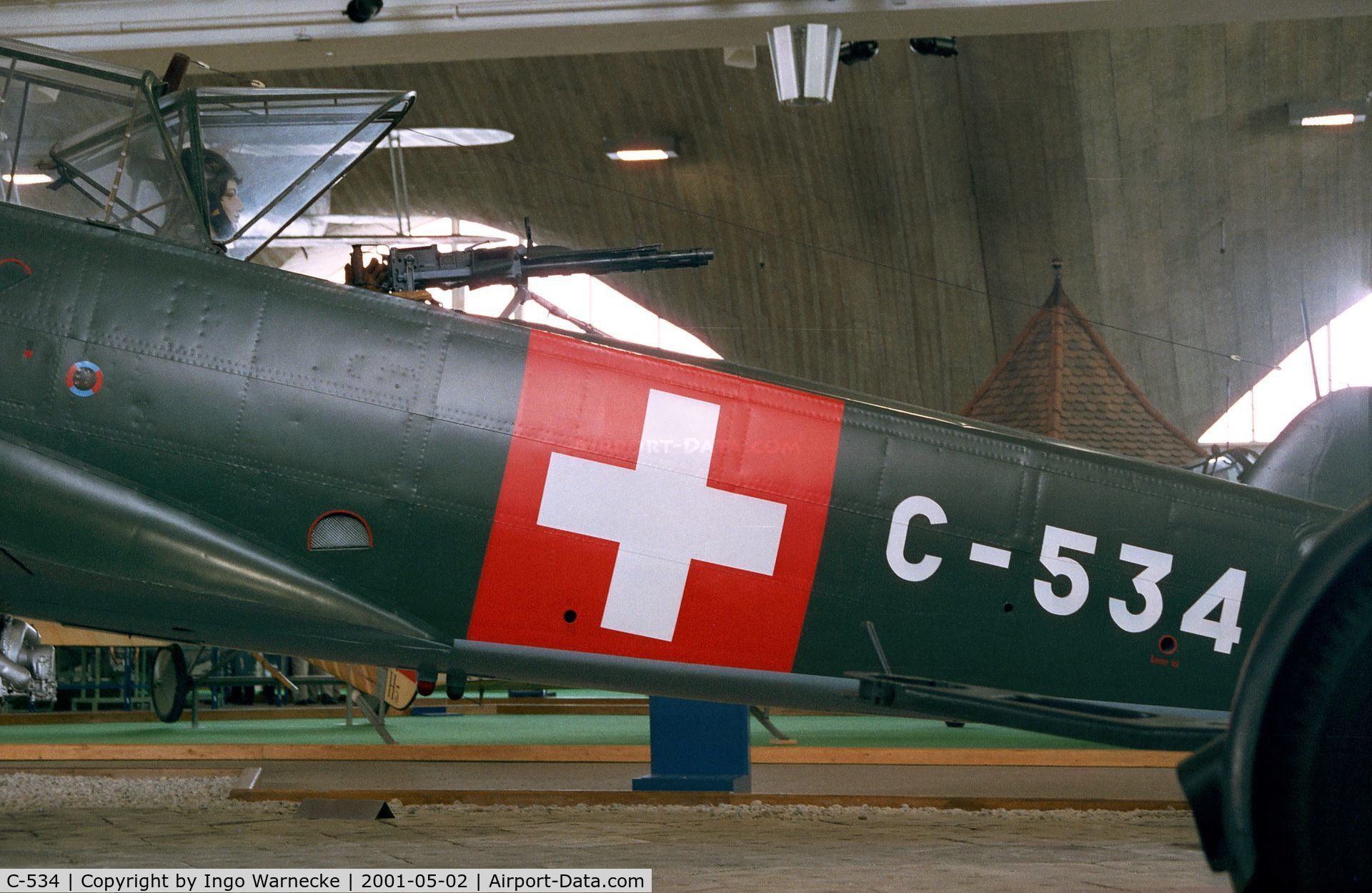 C-534, EKW C-3603-1 C/N 314, Eidgenössische Flugzeugwerke C-3603-1 at the Fliegermuseum Dübendorf