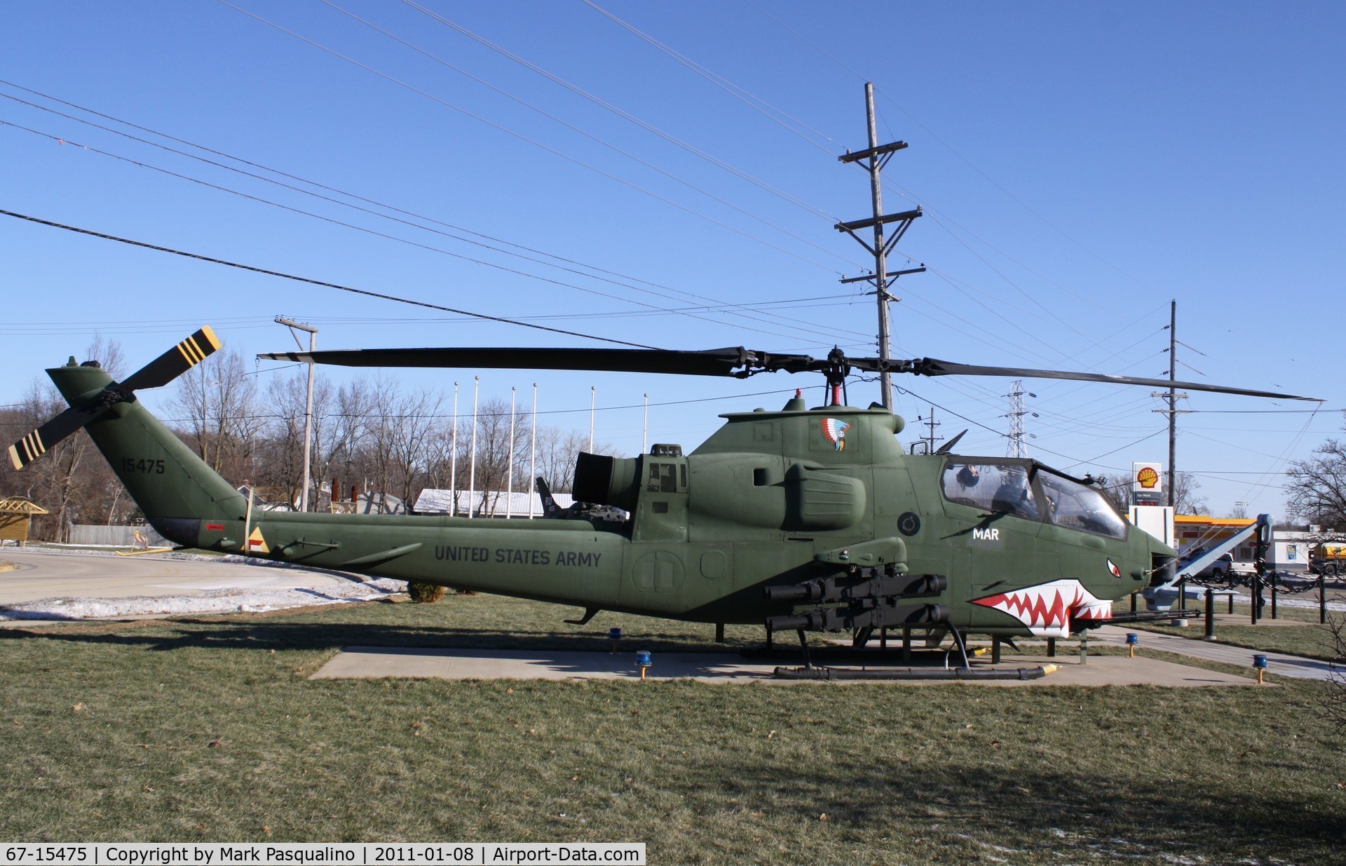 67-15475, 1967 Bell AH-1G Cobra C/N 20139, Bell AH-1F located in Dixon, IL