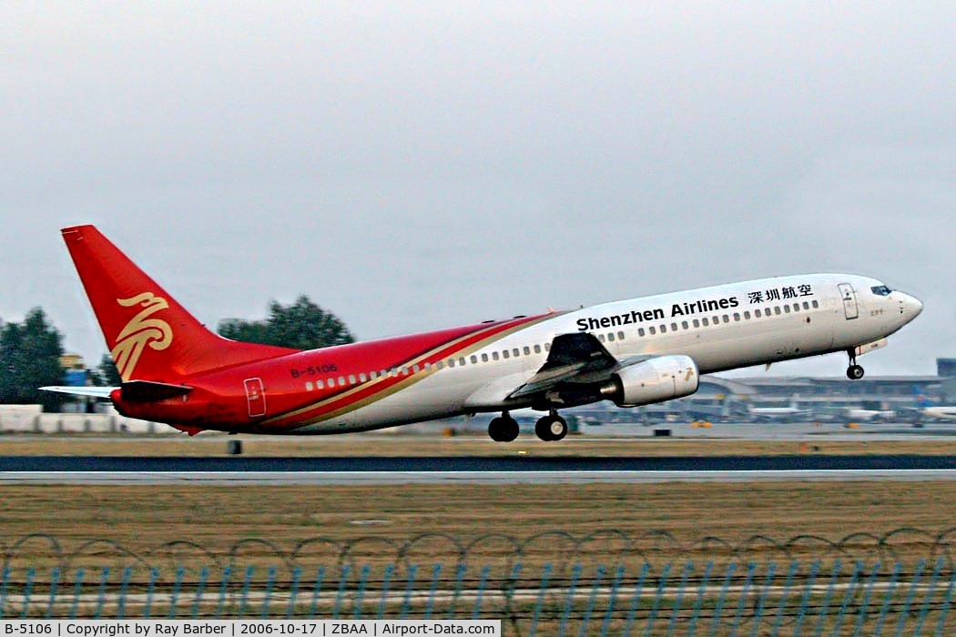 B-5106, 2005 Boeing 737-97L C/N 33648, Boeing 737-97L [33648] (Shenzhen Airlines) Bejing~B 17/10/2006