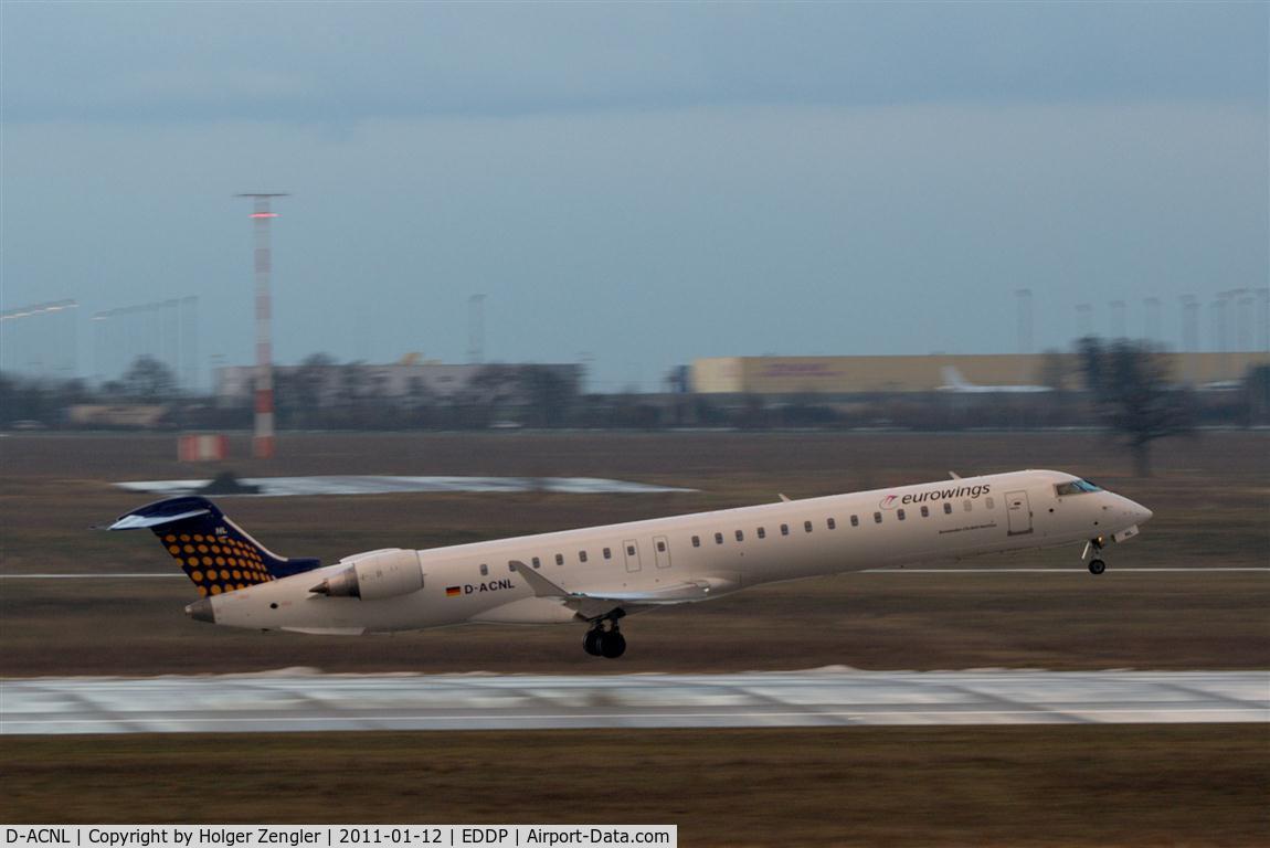 D-ACNL, 2010 Bombardier CRJ-900 NG (CL-600-2D24) C/N 15252, LH2777 to DUS is leaving LEJ on rwy 26R.