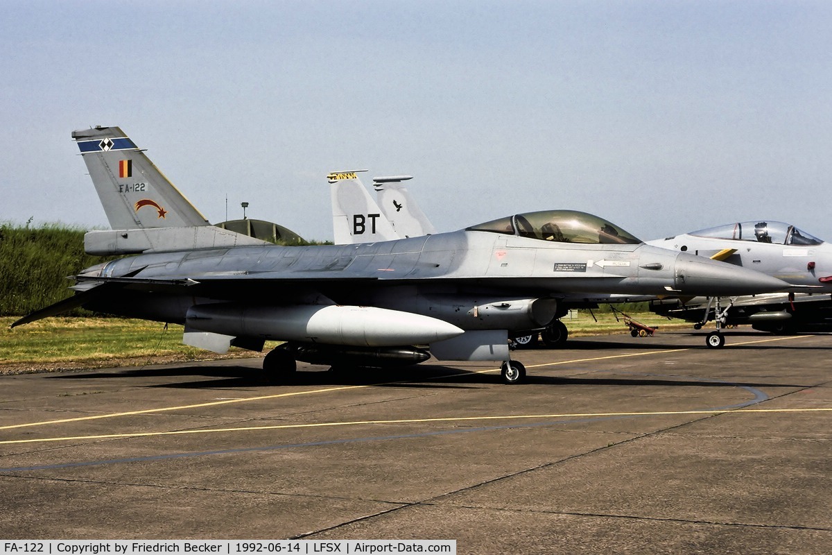 FA-122, 1988 SABCA F-16AM Fighting Falcon C/N 6H-122, static display