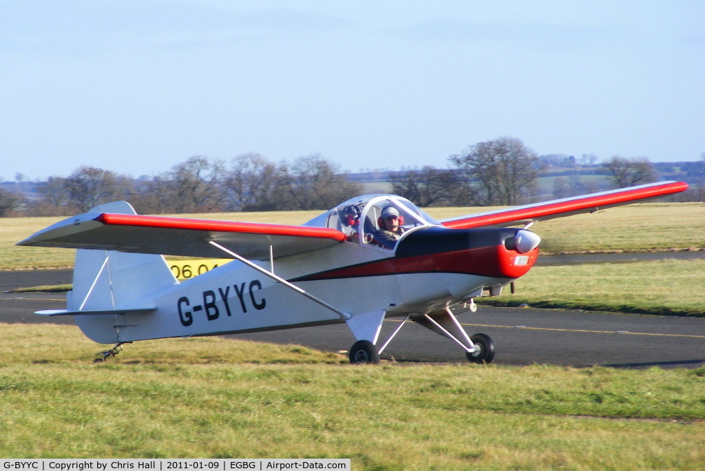 G-BYYC, 2000 Hapi Cygnet SF-2A C/N PFA 182-12311, visitor to the BMAA Icicle 2011 fly-in