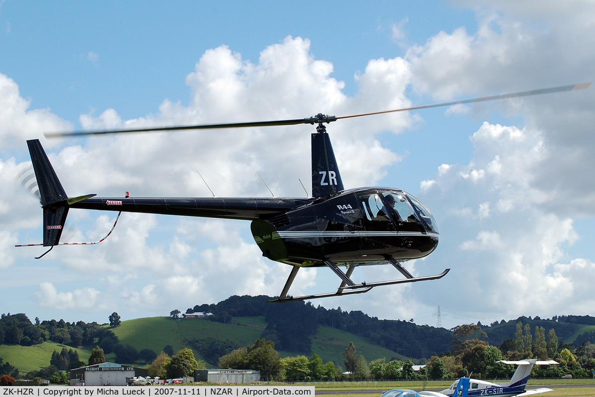 ZK-HZR, 2007 Robinson R44 II C/N 11890, At Ardmore