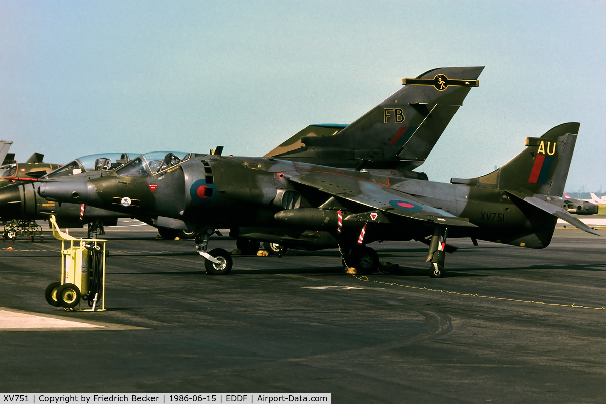XV751, 1969 Hawker Siddeley Harrier GR.3 C/N 712014, static display