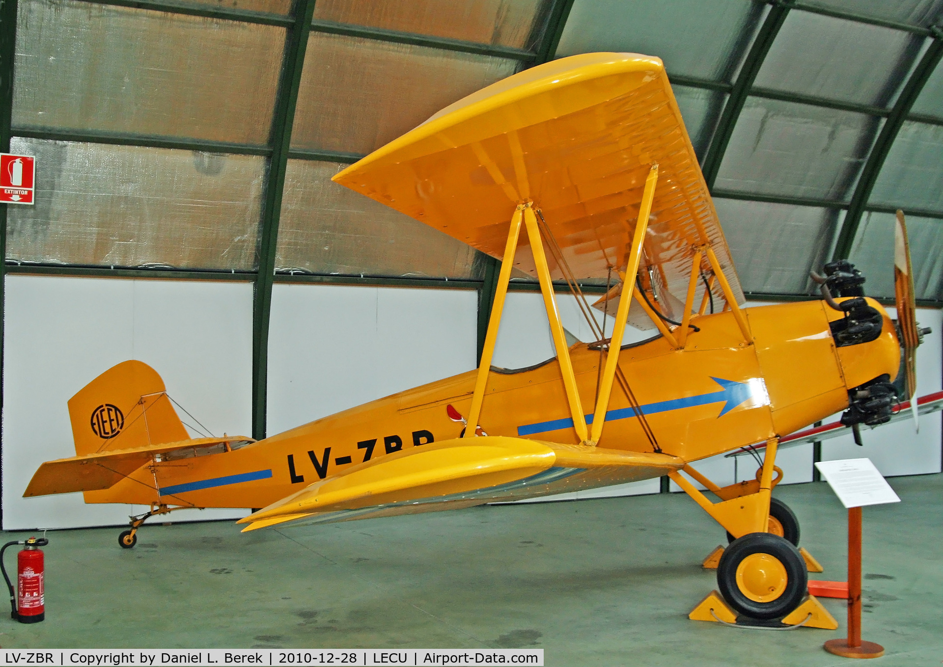 LV-ZBR, 1929 Fleet Model 2 C/N 177, Somehow this Golden Age biplane of the Argentine Aviation Authority ended up at the Museo del Aire in Madrid, Spain.