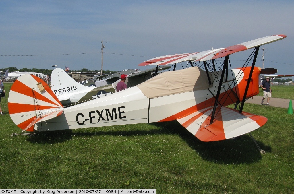 C-FXME, 2007 Stampe-Vertongen SV-4C C/N 633, EAA AirVenture 2010