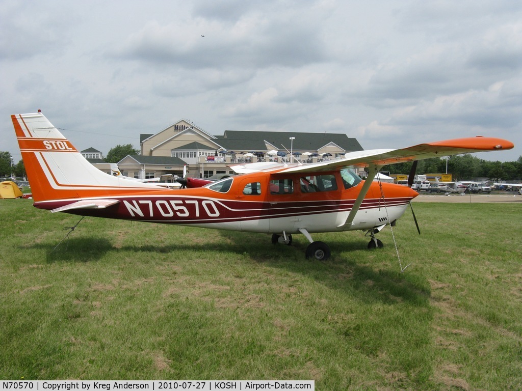 N70570, 1973 Cessna TU206F Turbo Stationair C/N U20602083, EAA AirVenture 2010