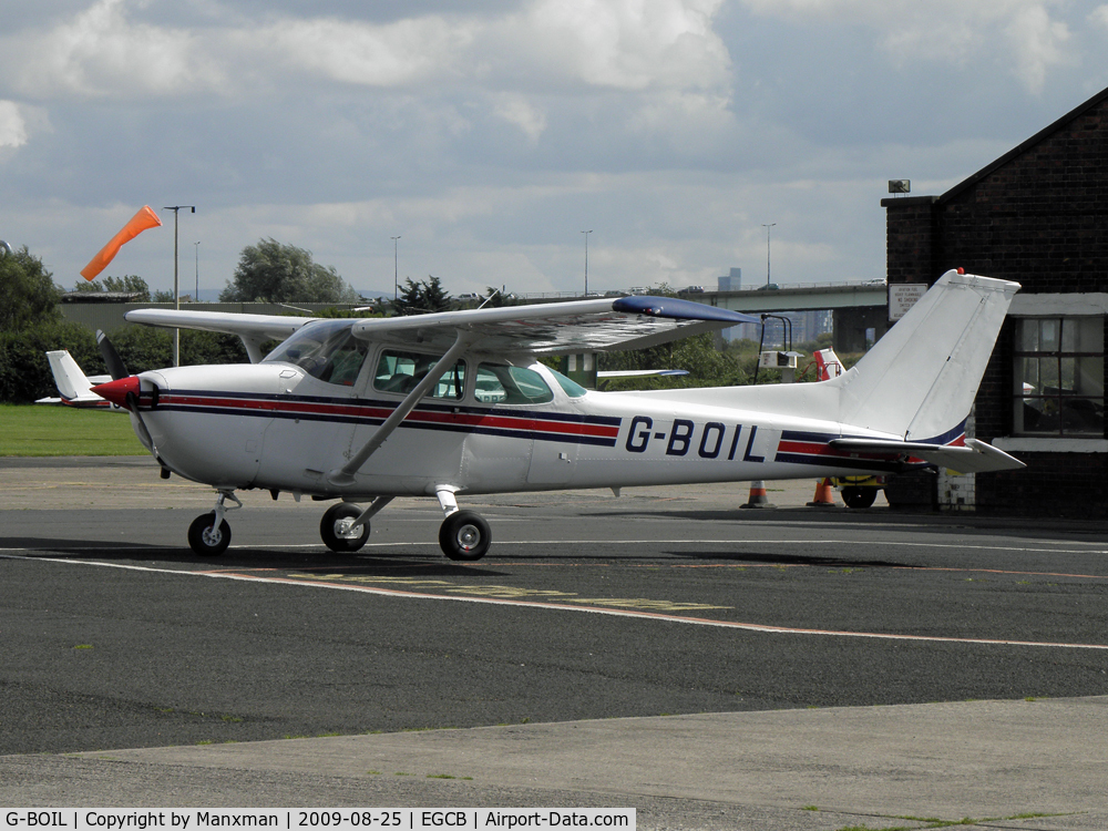 G-BOIL, 1979 Cessna 172N C/N 172-71301, Parked outside the main Hangar