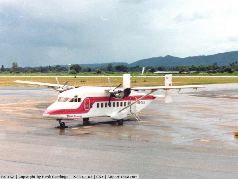 HS-TSA, 1982 Short 330-200 C/N SH.3085, Thai Airways
