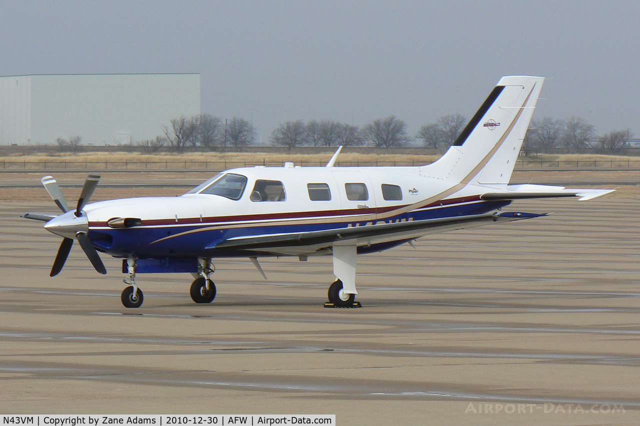 N43VM, 2000 Piper PA-46-500TP C/N 4697005, At Alliance Airport - Fort Worth, TX