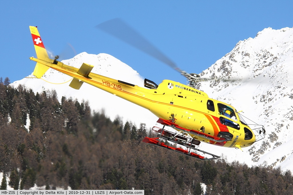 HB-ZIS, 2008 Eurocopter AS-350B-3 Ecureuil Ecureuil C/N 4493, Heli Bernina Eurocopter AS-350 B3 Ecureuil