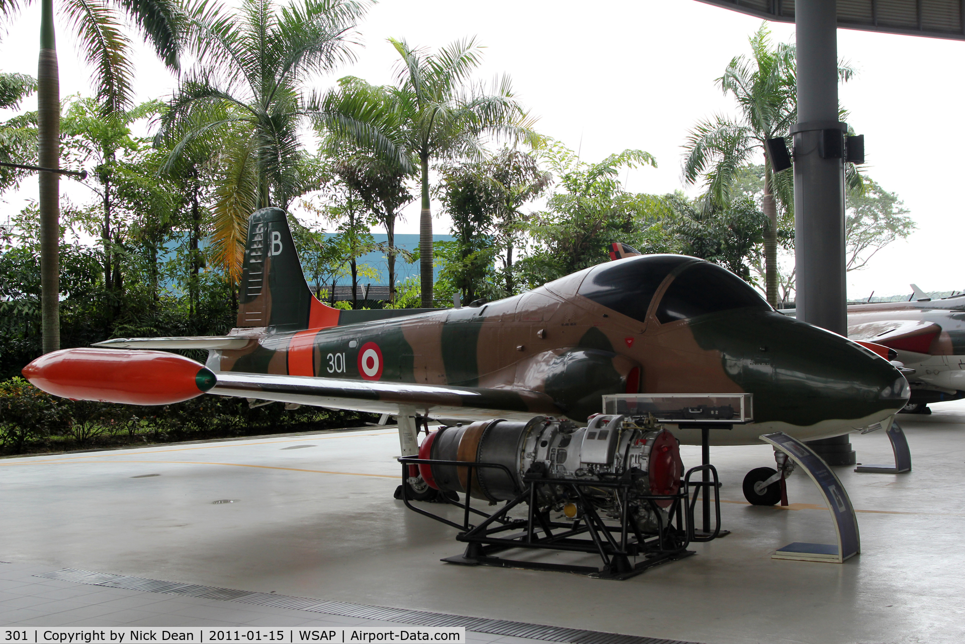 301, BAC 167 Strikemaster Mk.84 C/N PS.138, WSAP Republic of Singapore Air Force Museum