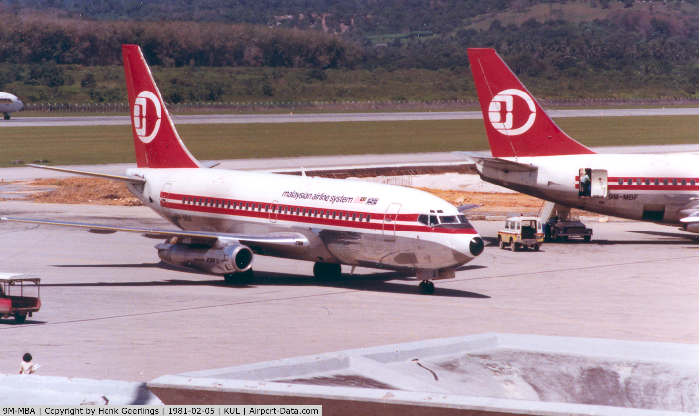9M-MBA, 1972 Airbus A320-216 C/N 4807, Malaysian - MAS
