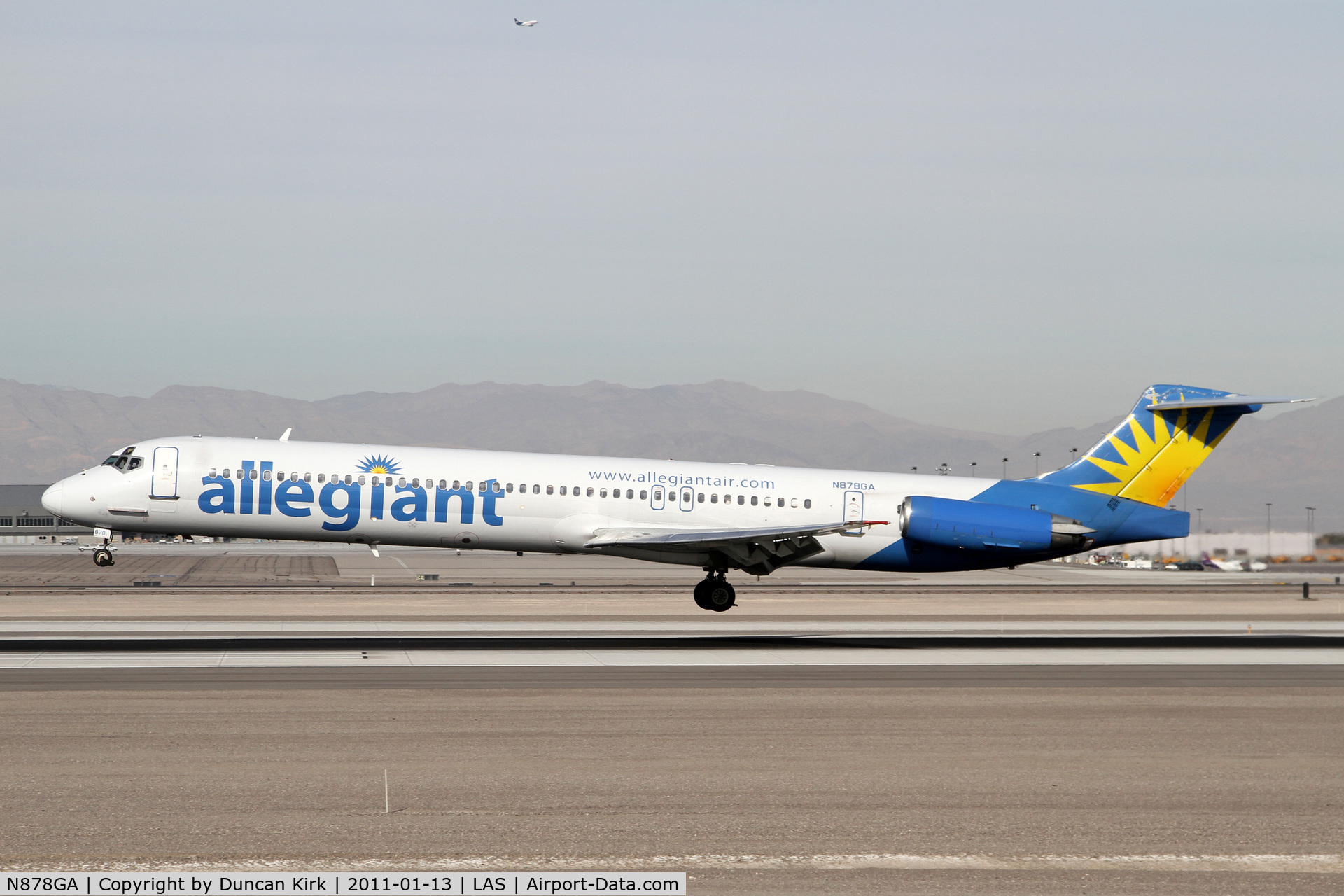 N878GA, 1996 McDonnell Douglas MD-83 (DC-9-83) C/N 53487, Allegiant continues to grow and has added 12 more seats to their MD fleet.