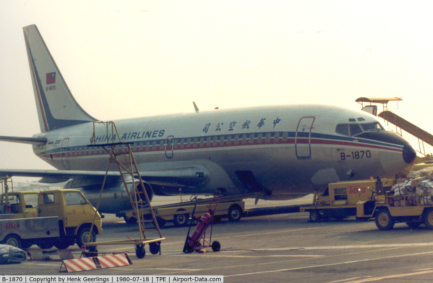 B-1870, 1969 Boeing 737-281 C/N 20226, China Airlines