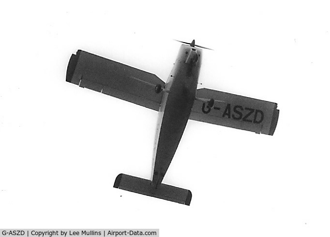 G-ASZD, 1964 Bolkow Bo-208A2 Junior C/N 563, Andy Watson overhead at Little Gransden