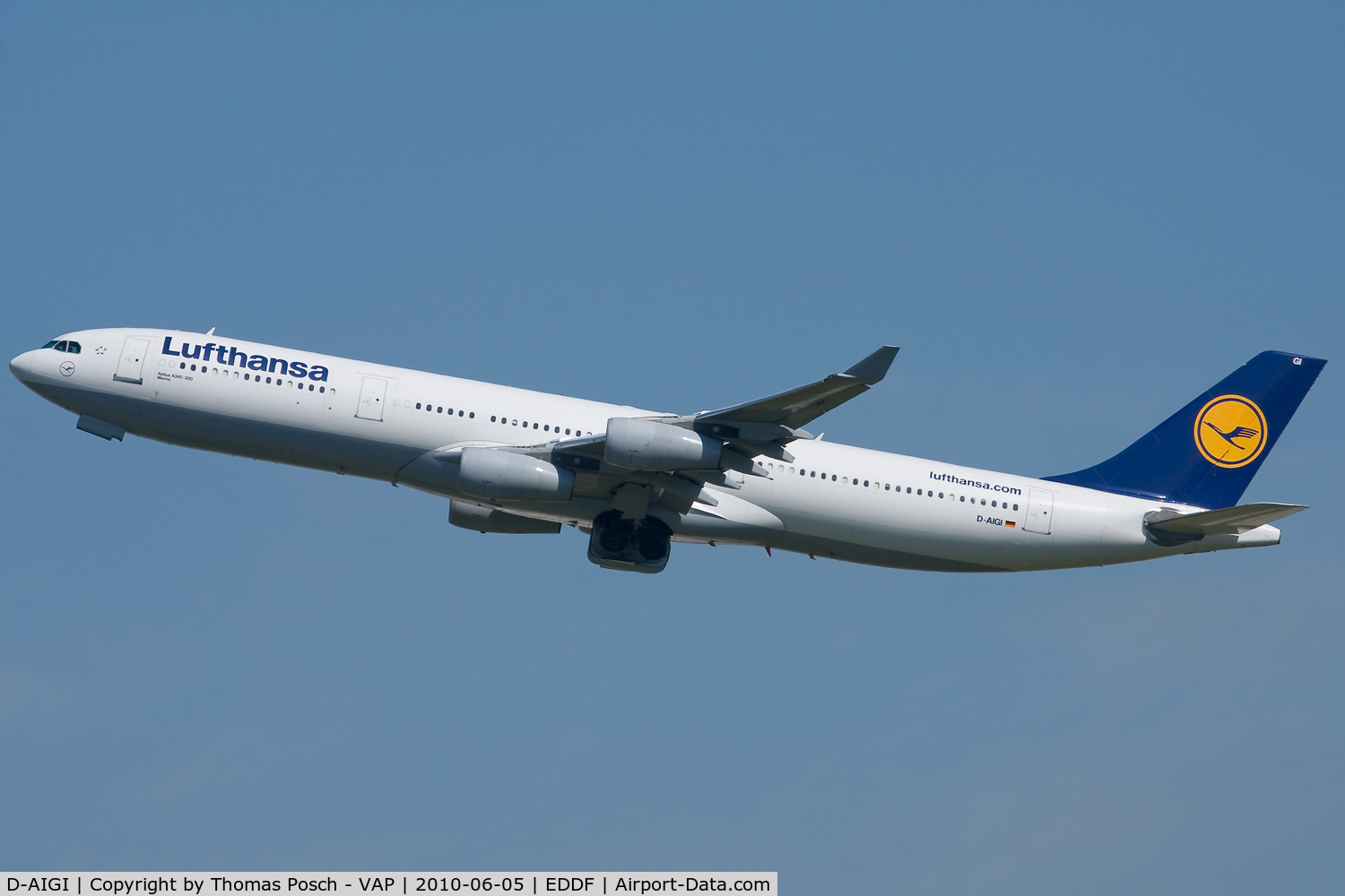 D-AIGI, 1994 Airbus A340-311 C/N 053, Lufthansa