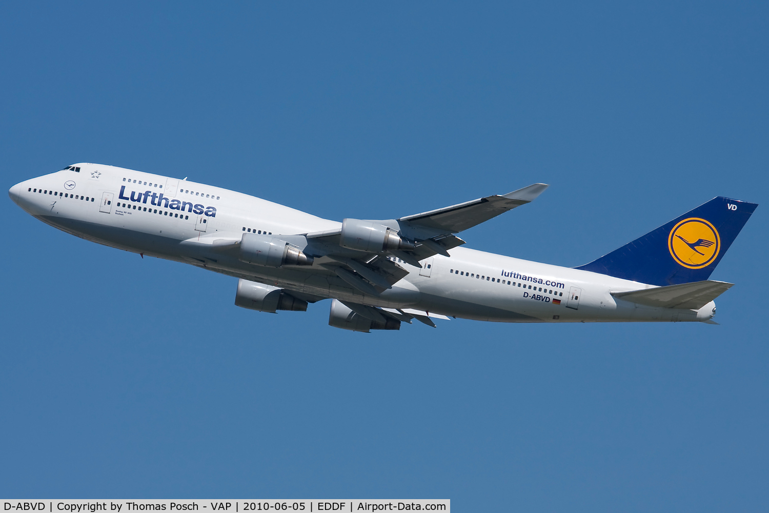 D-ABVD, 1990 Boeing 747-430 C/N 24740, Lufthansa