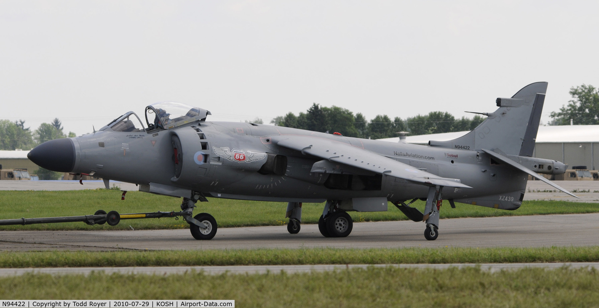 N94422, 1979 British Aerospace Sea Harrier F/A.2 C/N 41H-912002/DB2, AIRVENTURE 2010