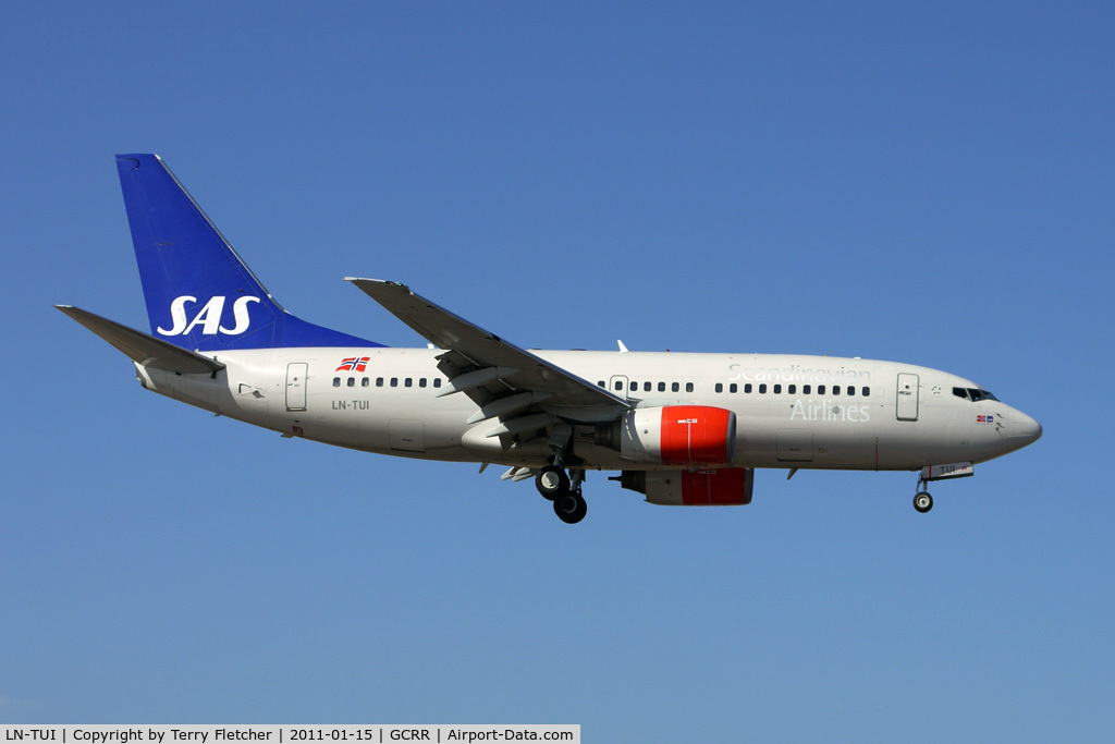 LN-TUI, 2000 Boeing 737-705 C/N 29094, SAS 2000 Boeing 737-705, c/n: 29094