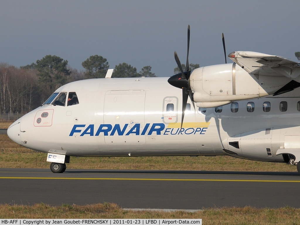 HB-AFF, 1991 ATR 42-320 C/N 264, FA122 pour BSL