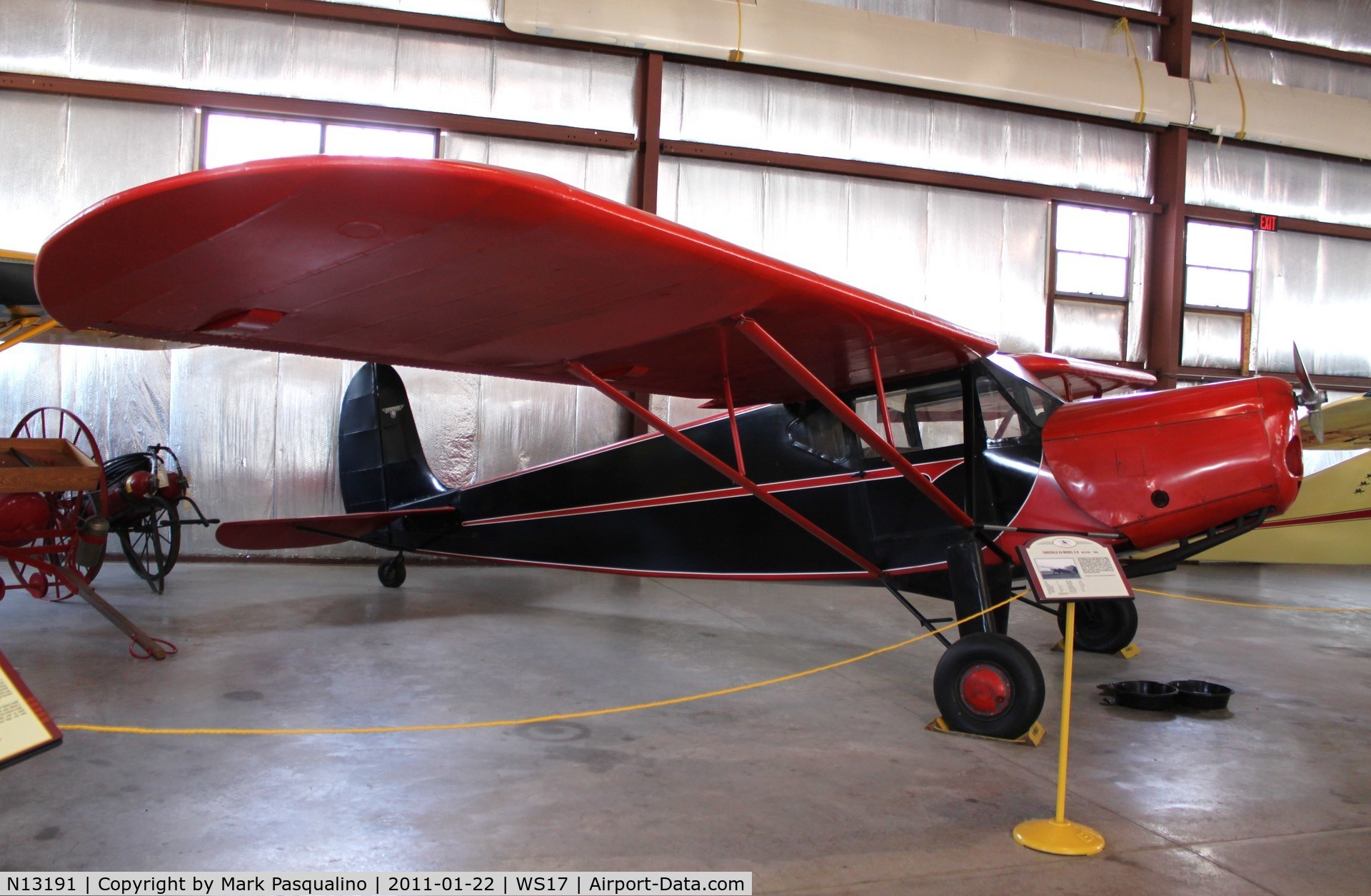 N13191, 1933 Fairchild 24 C8 C/N 2009, Fairchild 24 C8