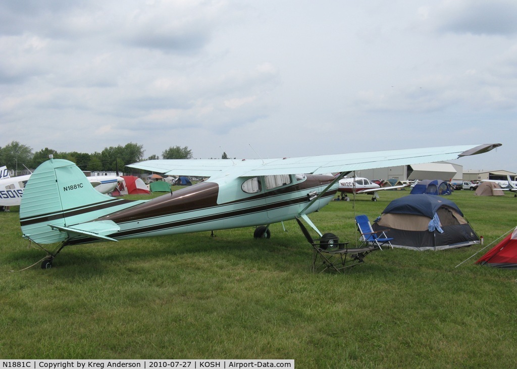 N1881C, 1953 Cessna 170B C/N 26025, EAA AirVenture 2010