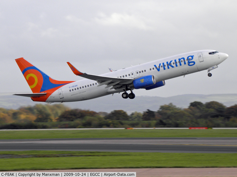 C-FEAK, 2004 Boeing 737-86Q C/N 30292, Viking Airlines, now gone