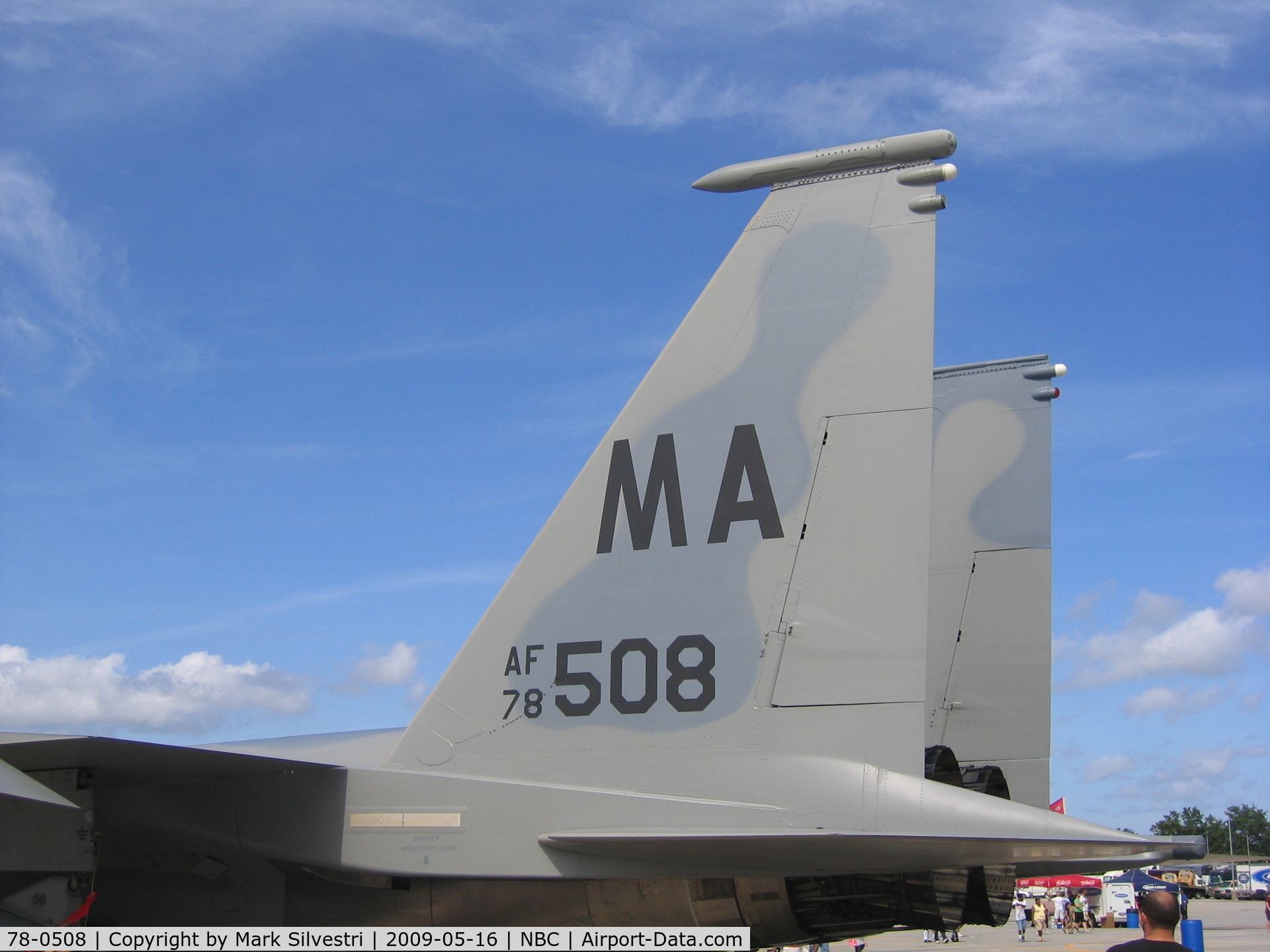 78-0508, McDonnell Douglas F-15C Eagle C/N 0493/C041, Static at Marine Corps Air Station Beaufort