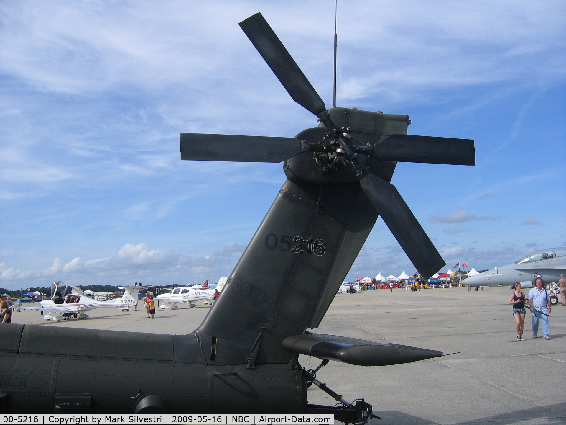 00-5216, Boeing AH-64D Longbow Apache C/N PVD216, Static at Marine Corps Air Station Beaufort