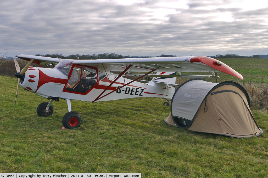 G-DEEZ, 1990 Denney Kitfox Mk3 C/N 931, 1990 Journey Melvin KITFOX III, c/n: 931 at 2011 Icicle