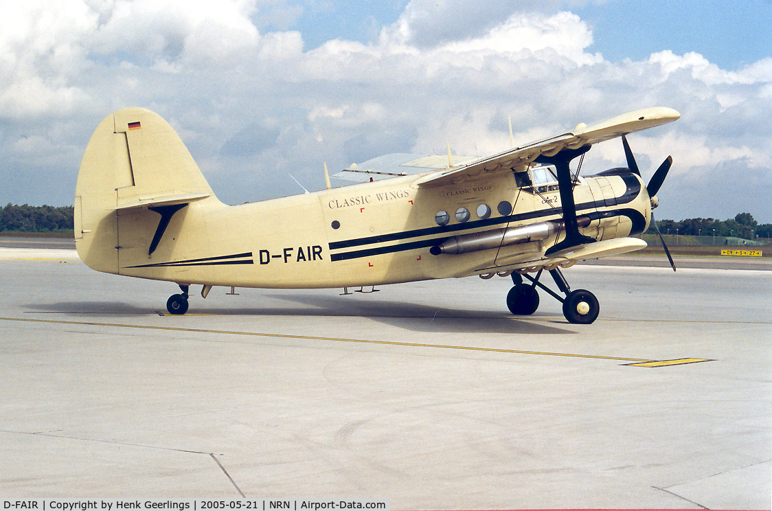 D-FAIR, 1956 Antonov An-2 C/N 172(473)05/1G17205, Classic Wings