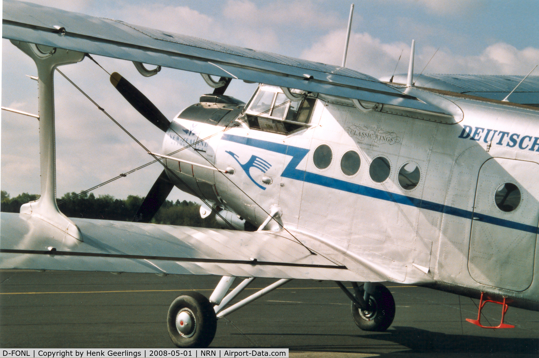 D-FONL, 1957 Antonov An-2T C/N 17802, Classic Wings , Weeze Airport