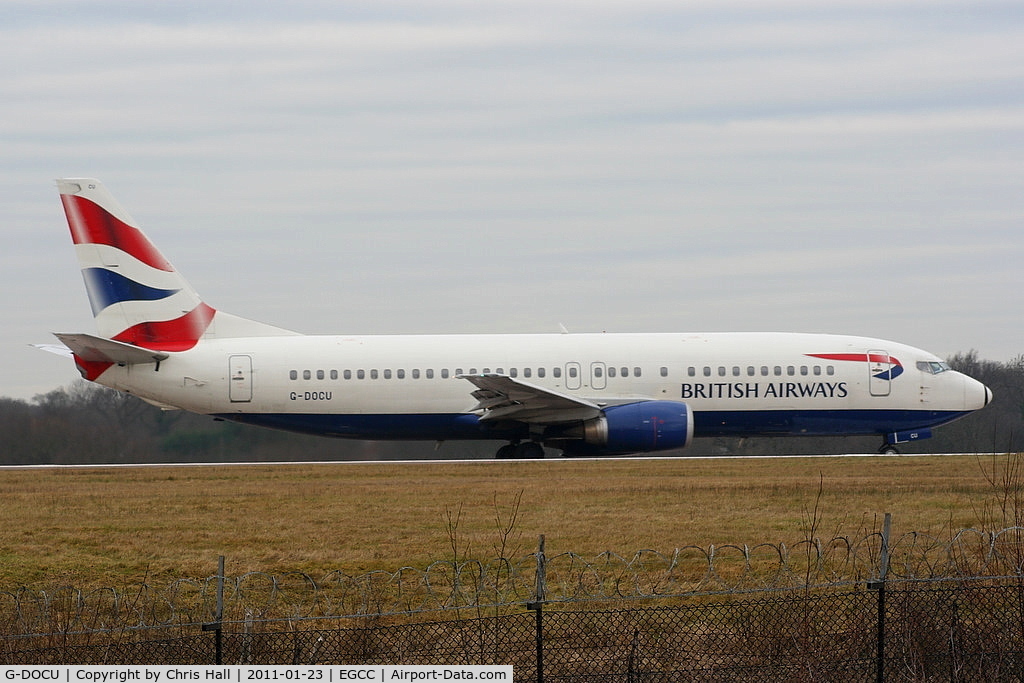 G-DOCU, 1992 Boeing 737-436 C/N 25854, British Airways B737 lining up on RW05L