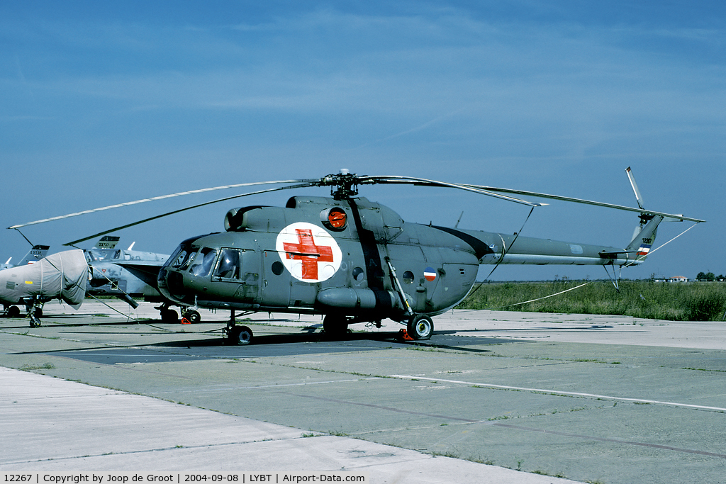 12267, Mil Mi-8T Hip C/N 10943, medivac version of the Mi-8