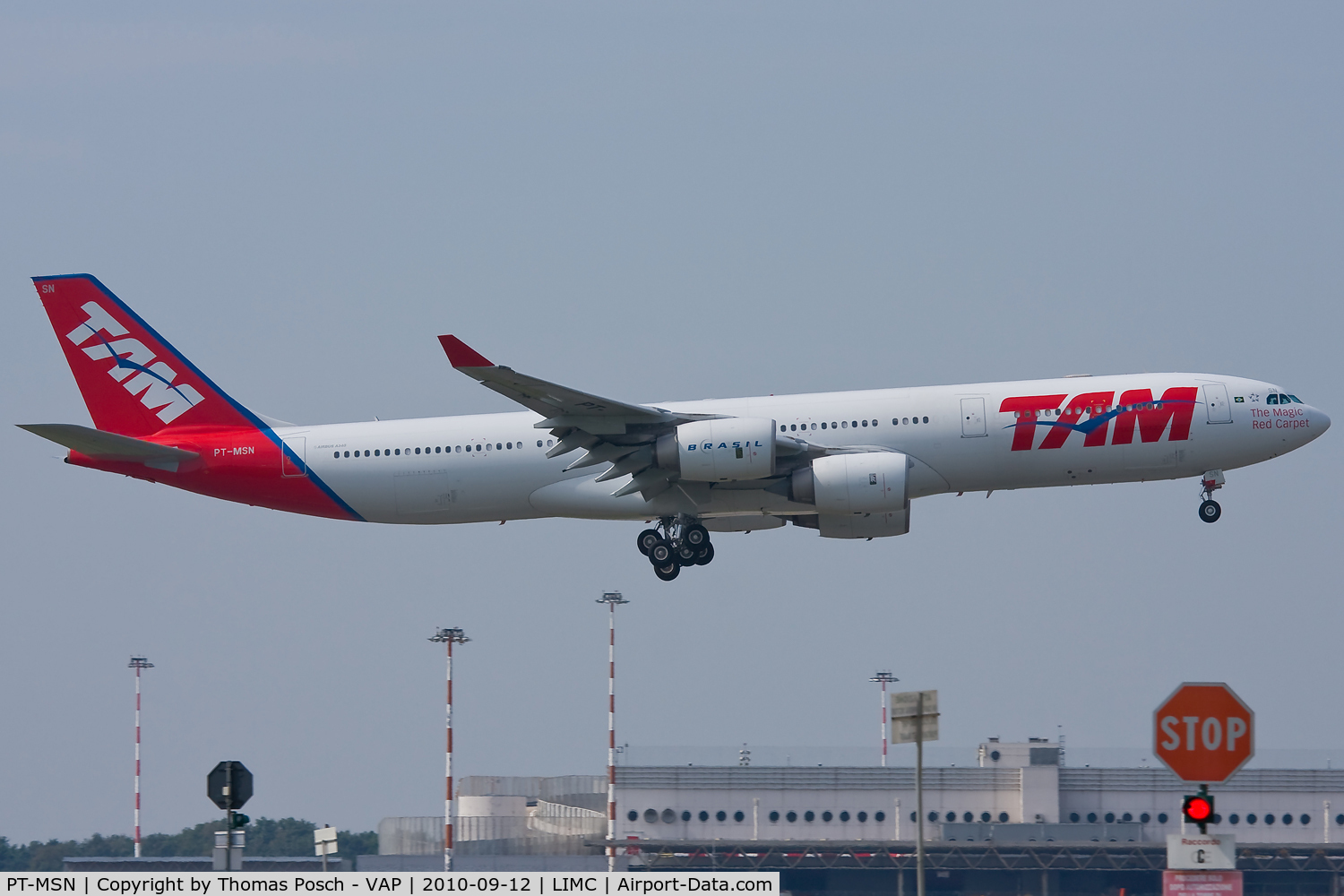 PT-MSN, 2003 Airbus A340-541 C/N 445, TAM Linhas Aereas