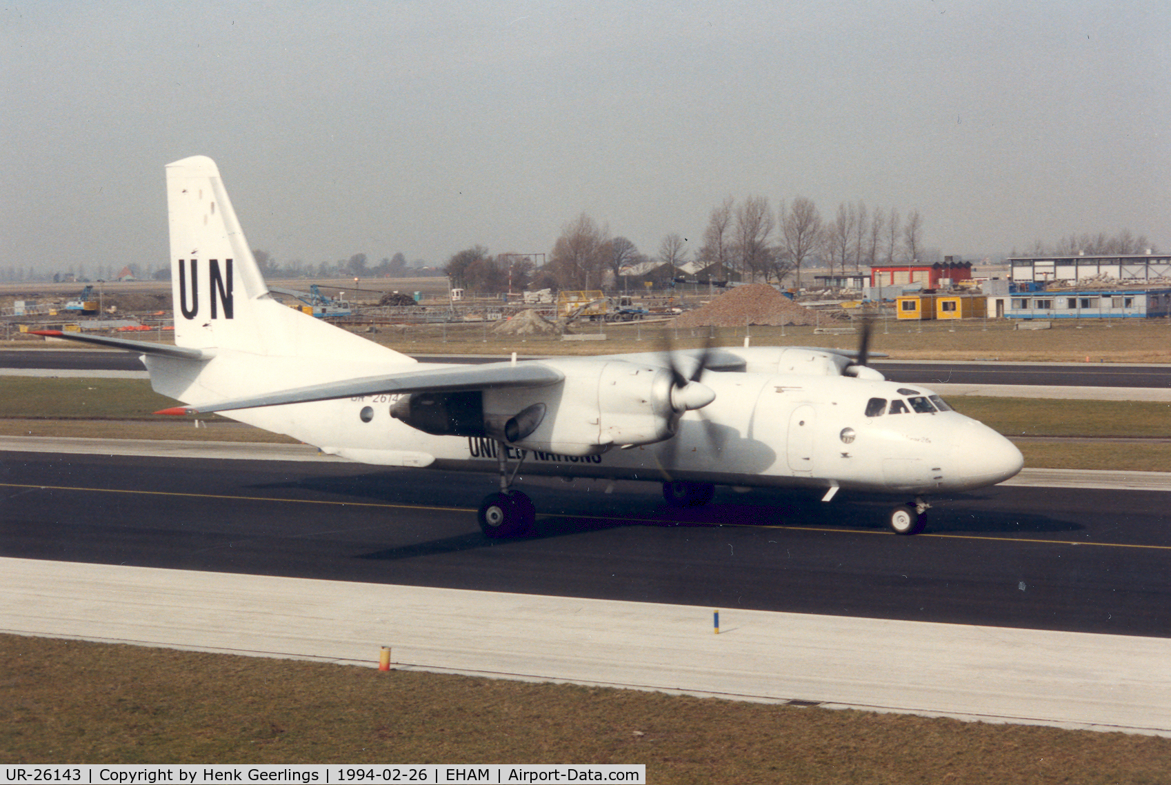 UR-26143, 1984 Antonov An-26B C/N 12908, United Nations