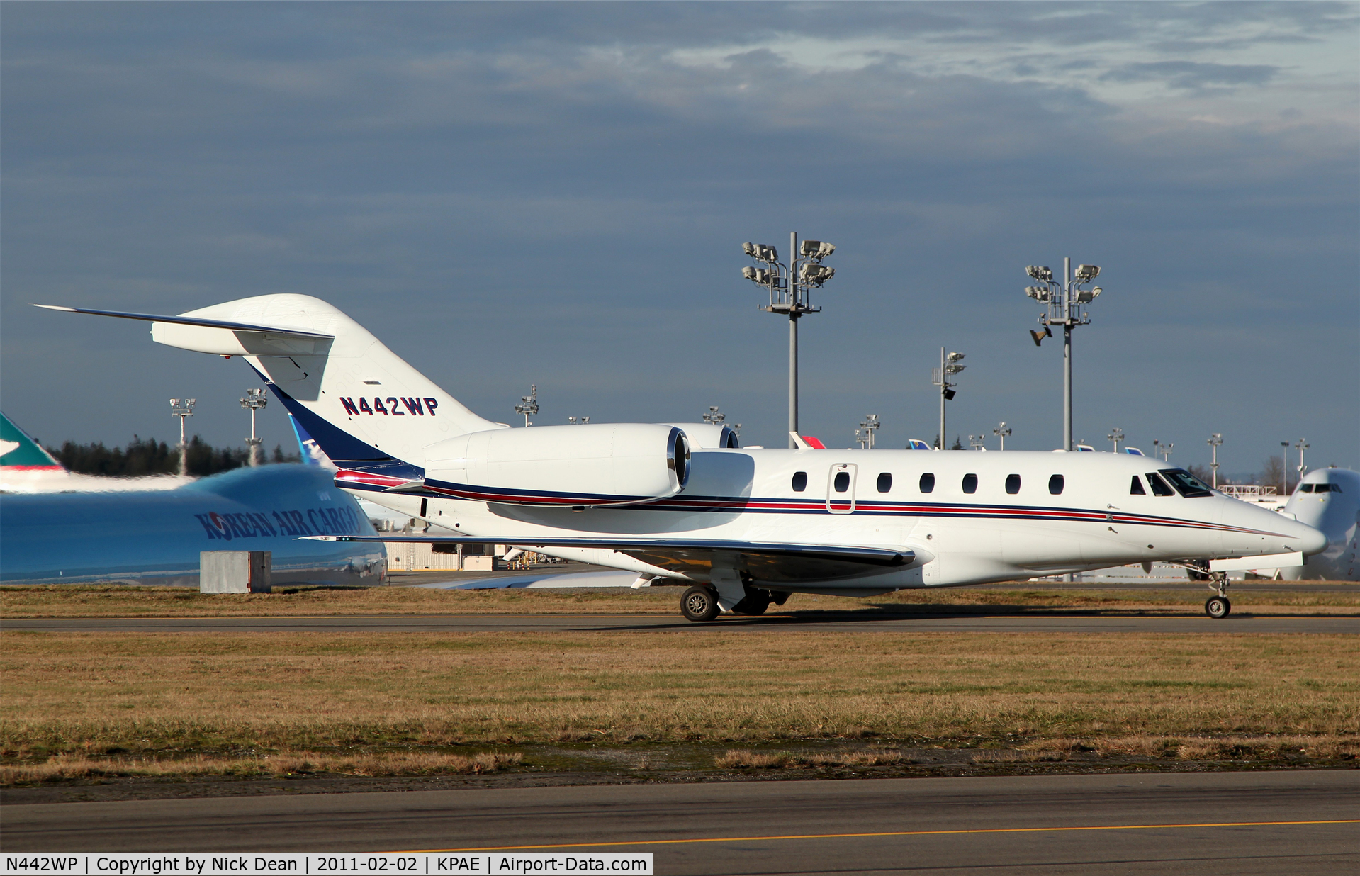 N442WP, 2004 Cessna 750 Citation X Citation X C/N 750-0233, KPAE FIV502 arriving from KICT subsequently departed to KSEA