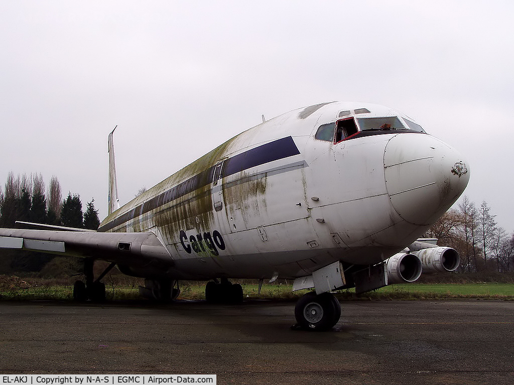 EL-AKJ, 1967 Boeing 707-321C C/N 19375, Stored for a long time, Now scrapped