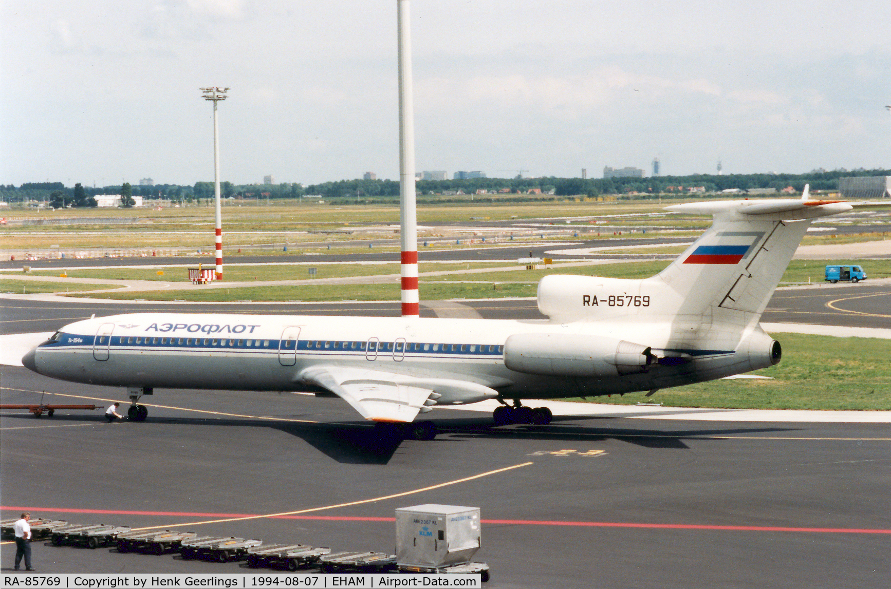 RA-85769, 1993 Tupolev Tu-154M C/N 93A951, Aeroflot
