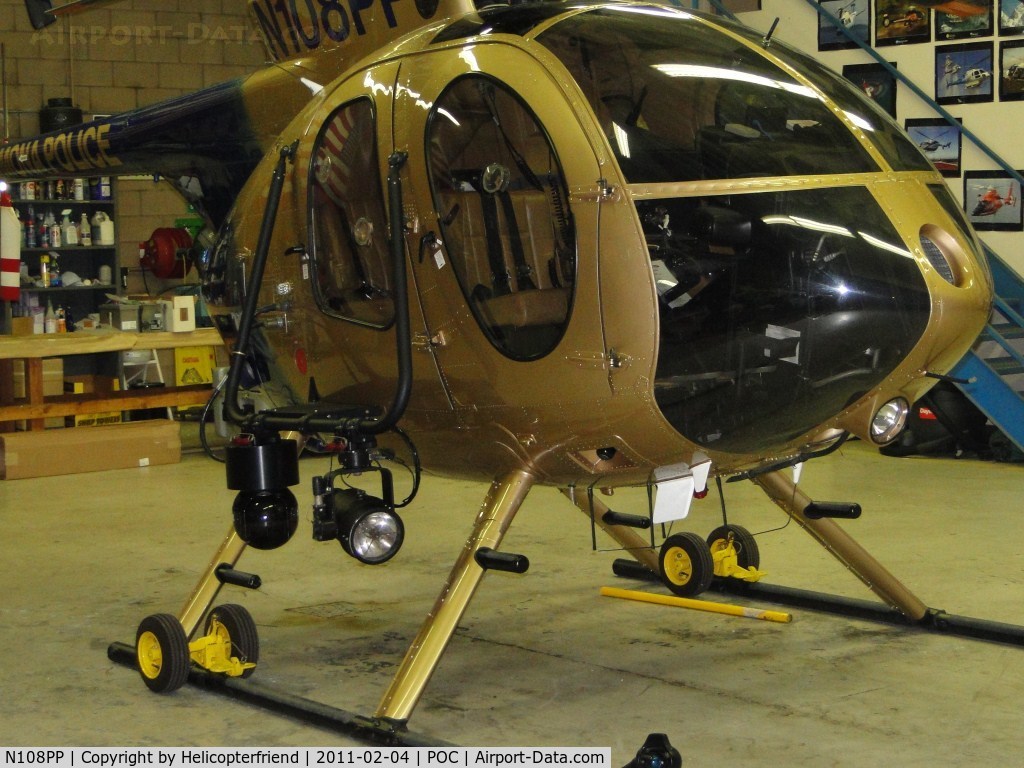 N108PP, 2008 MD Helicopters 369E C/N 0578E, payloads include both SX-5, SX-16 searchlights, and all the most popular Flir/camera gimbals. •STC'D for: ?F.S.I. Ultra Media/RS Star Sapphire ?Spectrolab SX-5/16 Nightsun ?Nightsun II ?Inframetrics MK II Ultra 7000 / WESCAM 12 / 14 / 16